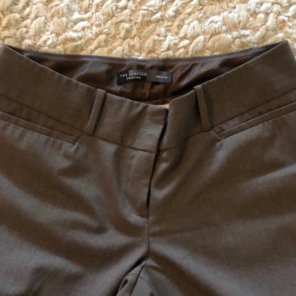 Limited brown, drew fit dress pant